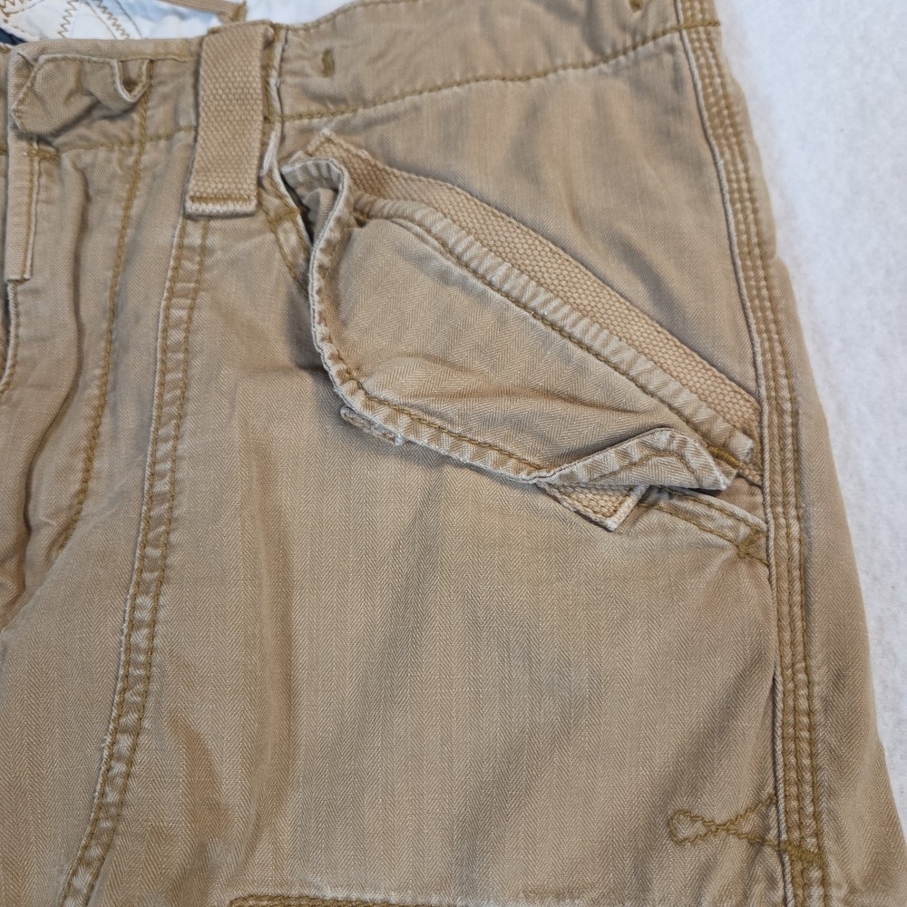 Vintage Polo Ralph Lauren Men's Cargo Pants Khaki RL-067 Utility Surplus- 33/30 - Picture 5 of 16